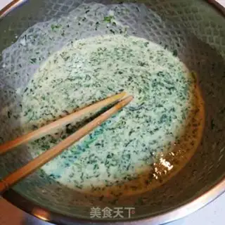 Make Egg spinach step 3