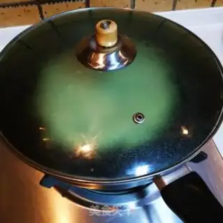 Make Egg spinach step 5