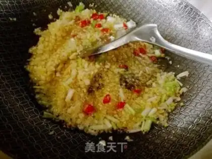 Make Garlic fan lobster step 3