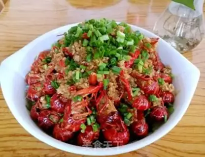 Make Garlic fan lobster step 7