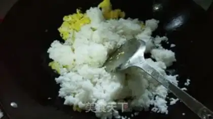 Make Fresh egg fried rice step 11