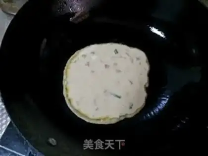 Make Ham sausage onion omelet step 9