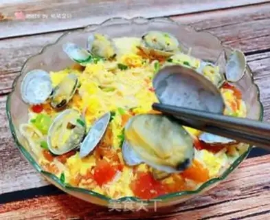 Make Tomato egg noodles step 10