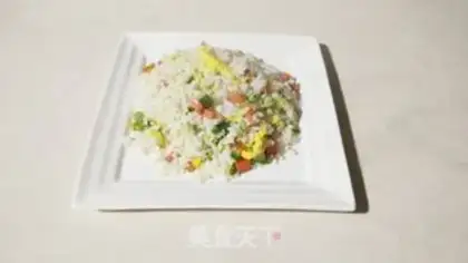Make Fresh egg fried rice step 15