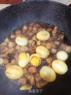 Make The eggs burn the meat step 7