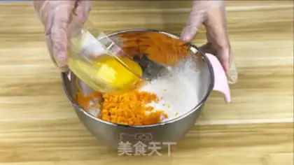 Make Salted egg yellow cookies step 3