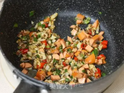Make Garlic blossoms and roasted golden mushrooms step 5