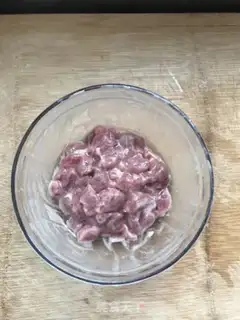 Make Peas beef step 1