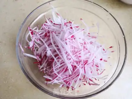 Make The radish step 0
