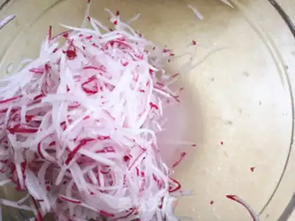 Make The radish step 2