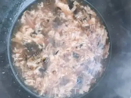 Make Egg tofu brain step 9
