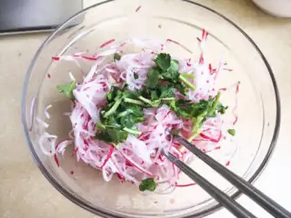 Make The radish step 5