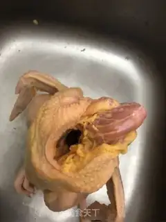 Make Zero-cooked white chicken step 1