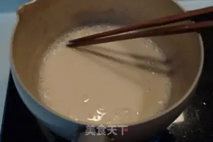 Make Cucumber milk jelly step 1
