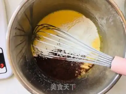Make Chocolate Cardinal pie step 9
