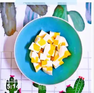 Make Cucumber milk jelly step 4