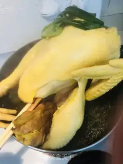 Make Zero-cooked white chicken step 7