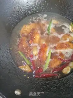Make Red-burned chicken wings step 6