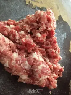 Make Four seasons of bean pork dumplings step 2