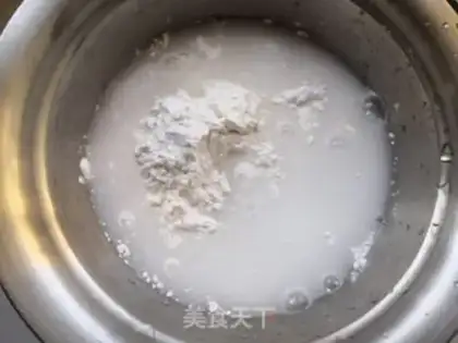 Make Egg sausage powder step 2