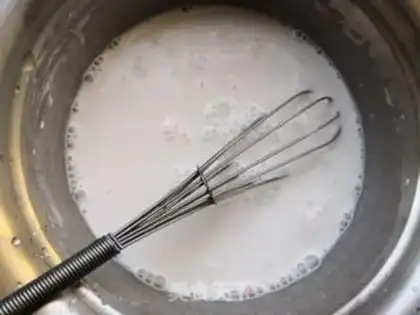 Make Egg sausage powder step 3
