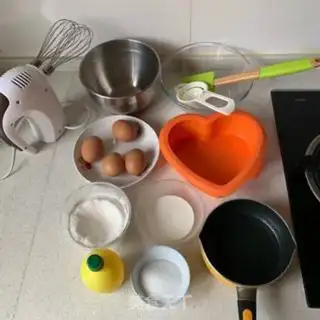 Make Cotton cake step 0