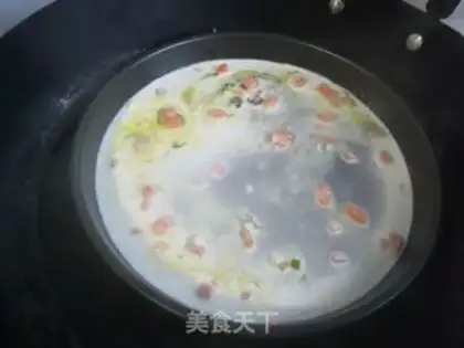 Make Egg sausage powder step 22