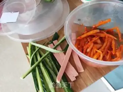 Make The veggies step 1