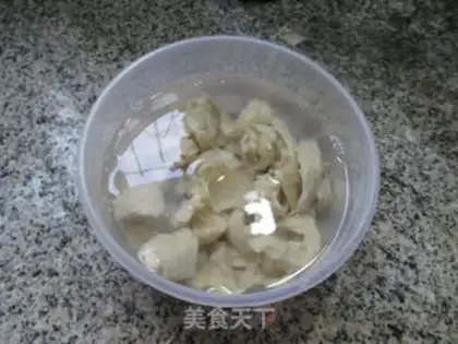 Make Pyre radish dry noodles step 1
