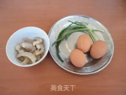 Make Shrimp fried eggs step 0