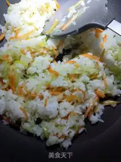 Make Garlic omelet rice step 21