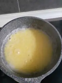 Make All-powerful egg and egg congee step 5