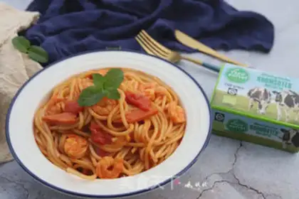 Make Tomato shrimp pasta step 10