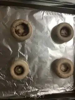 Make Roast mushroom quail eggs step 1