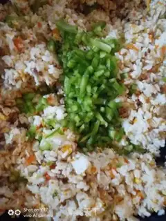 Make Egg fried rice step 7