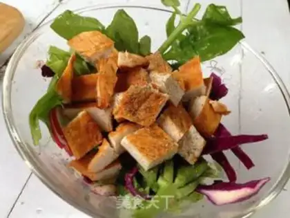 Make Chicken oil salad step 9