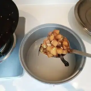 Make Potato gravy mushroom chicken rice step 5