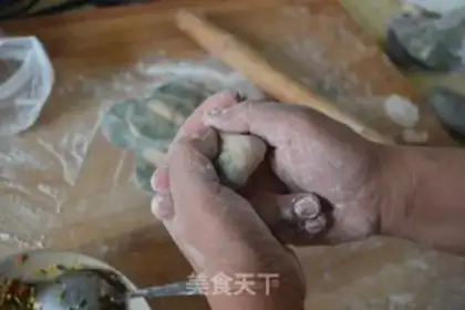 Make Double dumplings step 7