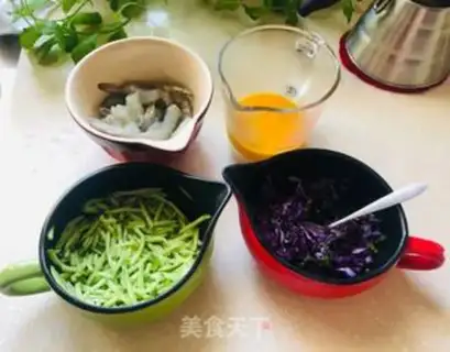 Make Shrimp egg cucumber step 2