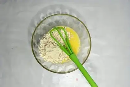 Make Vibrant yogurt muffins step 3