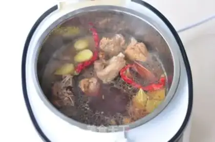Make Potato burn ribs step 4