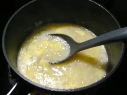 Make Egg onion porridge step 2