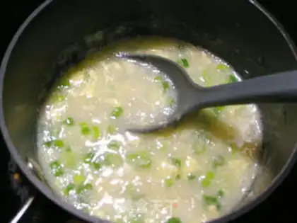Make Egg onion porridge step 3