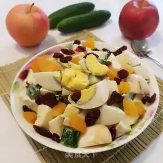 Make Apple cucumber egg salad step 5
