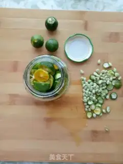 Make A green orange with honey step 3