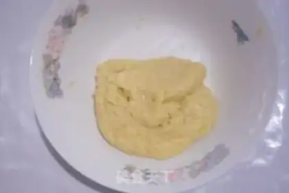 Make Peanut butter peaches step 4