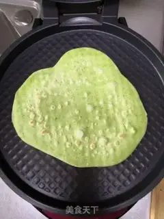 Make Spinach pancakes step 7