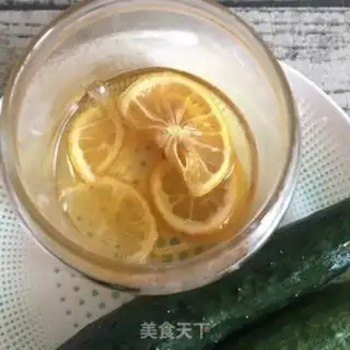 Make Lemon honey cucumber juice step 0