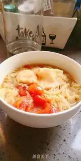 Make Tomato egg noodles step 7