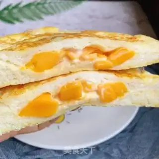 Make Mango yogurt toast step 8